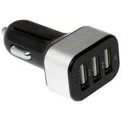 Caricatore USB Automobile Corrente di uscita max. 2100 mA 3 x USB-A