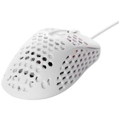 WM85 Mouse da gioco Cablato Ottico Bianco 6 Tasti 400 dpi, 800 dpi, 1200 dpi, 1600 dpi, 3200 dpi, 6400