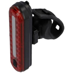 Fanale posteriore LED (monocolore) a batteria ricaricabile Nero