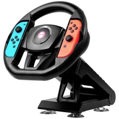 Joy Con Steering Wheel Table Attachment Volante Nintendo Switch Nero