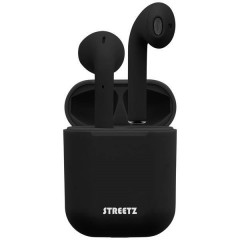 Cuffie In Ear Bluetooth Stereo Nero Telecomando, headset con microfono, Custodia di ricarica