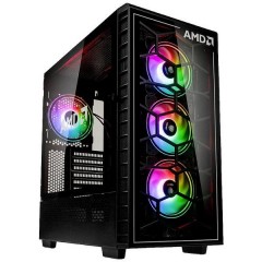 Observatory Y AMD SE Midi-Tower Contenitore, PC Case da gioco Nero