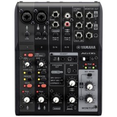 AG06MK2B Mixer DJ Numero canali:6 Collegamento USB