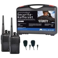 G15 Pro PMR 2er Security inkl. MA 25-M Radio PMR portatile Kit da 2