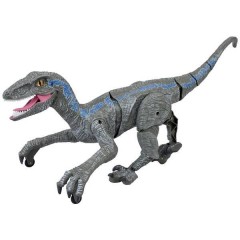 Dinosauro telecomandato Velociraptor RTR, grigio RtR
