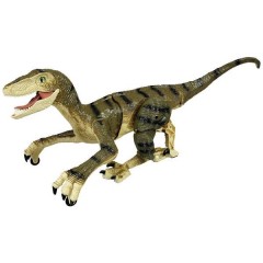 Dinosauro telecomandato Velociraptor RTR, marrone RtR