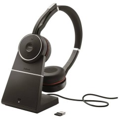Evolve 75 Second Edition - UC Telefono Cuffie On Ear Senza fili (via radio), Bluetooth, via cavo Stereo Nero