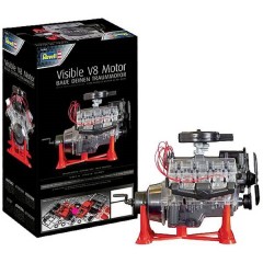 Visible V-8 Engine Motor Kit da costruire da 10 anni