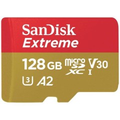 Extreme Scheda microSDXC 128 GB UHS-Class 3 antiurto, impermeabile