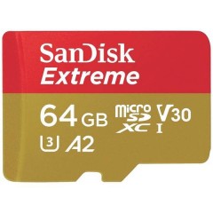 Extreme Scheda microSD 64 GB UHS-Class 3 antiurto, impermeabile