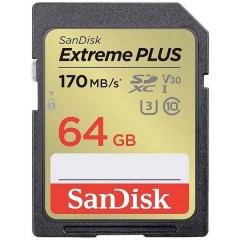 Extreme PLUS Scheda SDXC 64 GB UHS-Class 3 antiurto, impermeabile