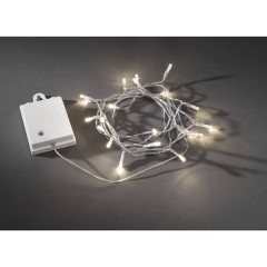 Micro catena luminosa a batteria Numero di lampadine 80 LED (monocolore) Bianco caldo
