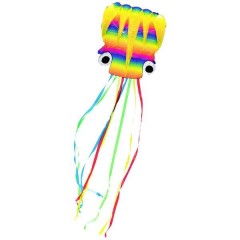 Monofilo Aquilone statico Rainbow Octopus L Larghezza estensione 1200 mm Intensità del vento 2 - 5 bft