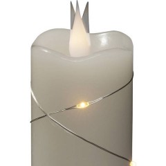 Candela a LED Bianco Bianco caldo (Ø x A) 50 mm x 127 mm