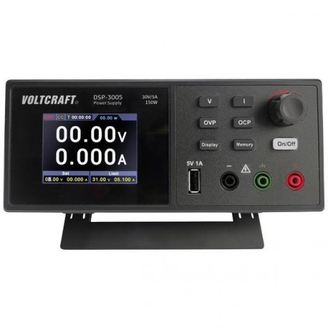 DSP-3005 Alimentatore da laboratorio regolabile 0 - 30 V 0 - 5 A 150 W USB 2.0 spina A Controllo remoto Num.