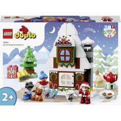 LEGO® DUPLO® Casa di pan di zenzero con Babbo Natale