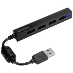 Snappy Slim 4 Porte Hub USB 2.0 Nero