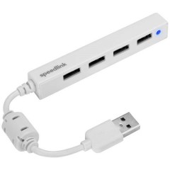 Snappy Slim 4 Porte Hub USB 2.0 Bianco