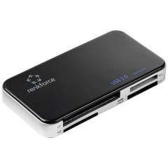 RF-PCR-350 Lettore schede di memoria esterno USB 3.0 Nero