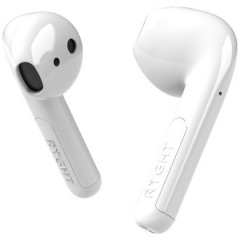WAYS2 Cuffie In Ear Bluetooth Stereo Bianco Indicatore di carica della batteria, headset con microfono, Custodia