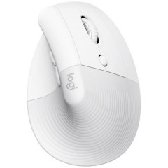 Lift for Mac Vertical Ergonomic Mouse ergonomico, Mouse Senza fili Ottico Grigio chiaro 6 Tasti 4000 dpi 