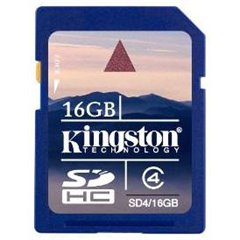 Kingston SDHC Class 4 Secure Digital (SDHC) Scheda di memoria SD 16 GB