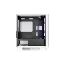 Midi-Tower PC Case Bianco compatibile LCS, finestra laterale, adatto per raffreddamento ad