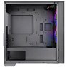 Midi-Tower PC Case Nero compatibile LCS, finestra laterale, adatto per raffreddamento ad