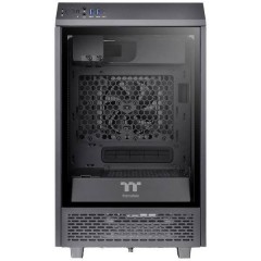 Mini-Tower PC Case Nero compatibile LCS, finestra laterale, adatto per raffreddamento ad