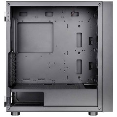 Midi-Tower PC Case Nero 3 ventole LED pre-montate, compatibile LCS, finestra laterale,