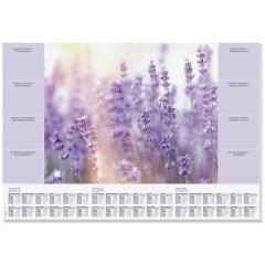 Lavendel Sottomano Settimanale, Calendario 2 anni Viola (L x A) 59.5 cm x 41 cm