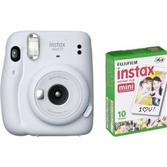 Instax Mini 11 Fotocamera istantanea Ghiaccio, Bianco