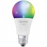 LED (monocolore) ERP F (A - G) E27 Forma di bulbo 9 W = 60 W RGBW (Ø x A) 60 mm x 60 mm 1 pz.