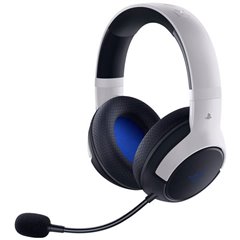 Kaira HyperSpeed - PlayStation Gaming Cuffie Over Ear Bluetooth Stereo Bianco headset con microfono, regolazione