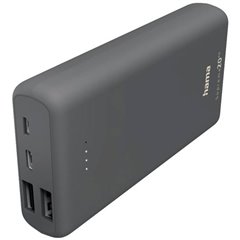 Supreme 20HD Power bank 20000 mAh LiPo USB-A, USB-C® Grigio scuro