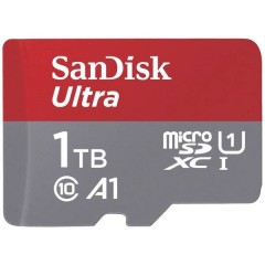 microSDXC Ultra 1TB (A1/UHS-I/Cl.10/150MB/s) + Adapter Mobile Scheda microSDXC 1 TB A1 Application Performance