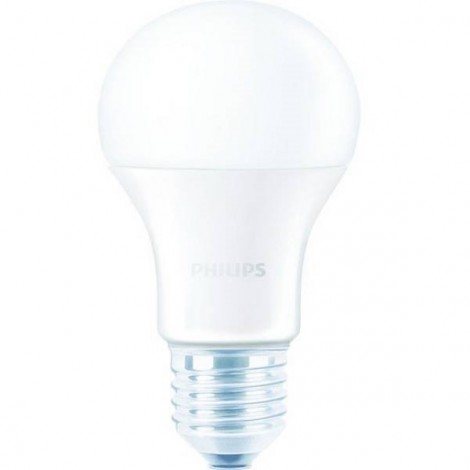 LED (monocolore) ERP F (A - G) E27 Forma di bulbo 10 W = 75 W Bianco neutro (Ø x L) 60 mm