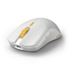 Series One PRO Mouse da gioco USB Ottico Bianco, Giallo 6 Tasti 19000 dpi
