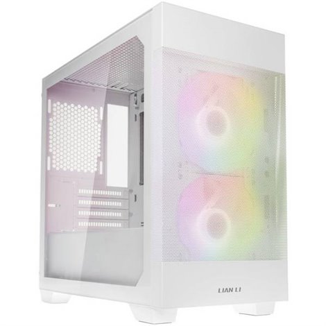 LANCOOL 205M Micro-Tower Contenitore, PC Case da gioco Bianco
