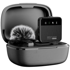 MyStudio® Wireless Mic Duo a clip Lavalier Microfono da studio Tipo di trasmissione (dettaglio):Cablato, Senza
