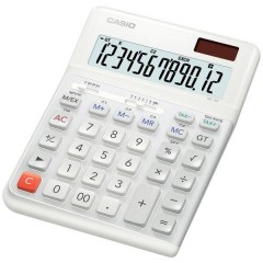 Calcolatrice da tavolo Bianco Display (cifre): 12 a batteria, a energia solare (L x A x P) 140 x 188 x