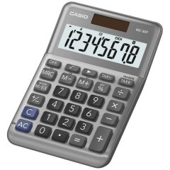 Calcolatrice da tavolo Grigio Display (cifre): 8 a batteria, a energia solare (L x A x P) 101 x 148.5 x