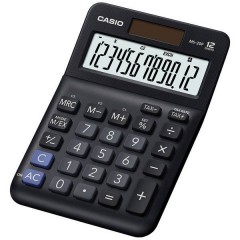 Calcolatrice da tavolo Nero Display (cifre): 12 a batteria, a energia solare (L x A x P) 101 x 148.5 x 27.6