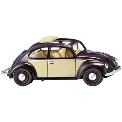 H0 Volkswagen Gabbia 1200 con tetto pieghevole - marrone cioccolato/avorio