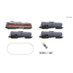 Kit digitale h0 z21 start: Locomotiva diesel BR 132 con treno cisterna della DR