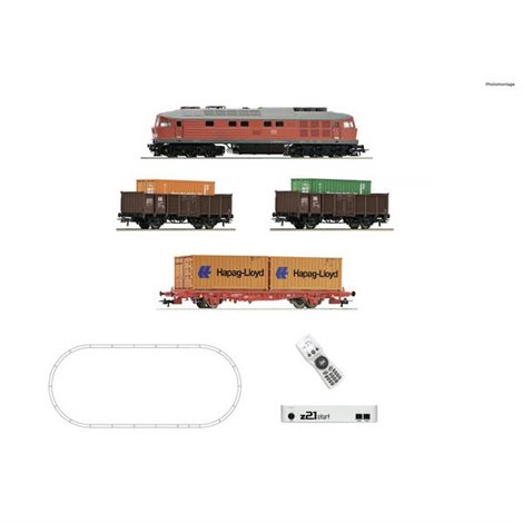 Kit digitale h0 z21 start: Locomotiva diesel BR 232 con treno merci di DB AG