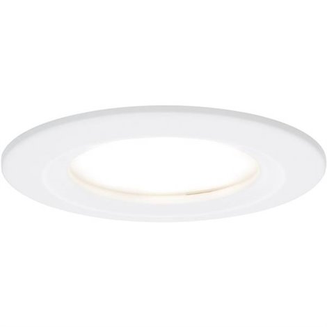 Lampada a LED da incasso per bagno Kit da 3 18 W Bianco opaco