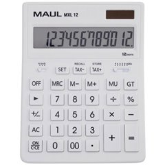 MXL 12 Calcolatrice da tavolo Bianco Display (cifre): 12 a batteria, a energia solare (L x A x P) 155 x 205 x 35