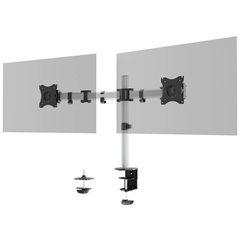 SELECT 2 vie Supporto da tavolo per monitor 68,6 cm (27) Ruotabile, Regolabile in altezza, Inclinabile,