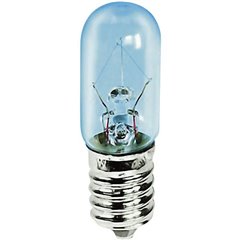 Mini lampadina tubolare 24 V 3 W E14 Trasparente 1 pz.